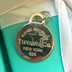 Tiffany & Co star etched Return To Tiffany pendant LARGE